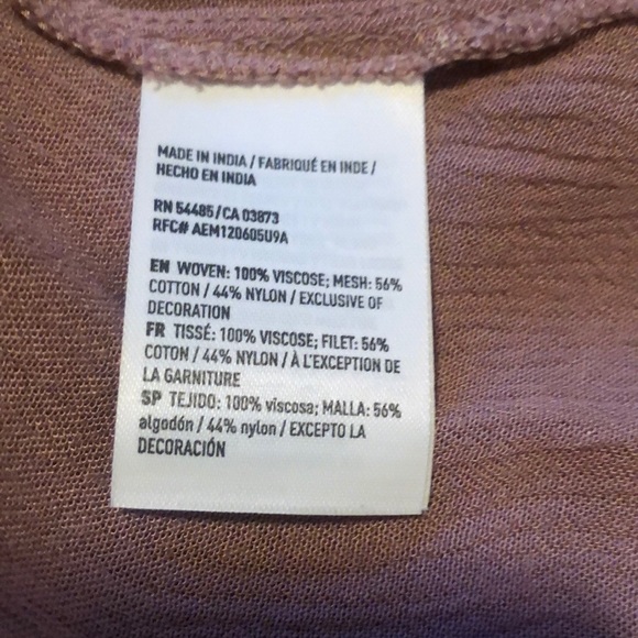 Brand new American Eagle laced flowy blouse - Picture 7 of 7